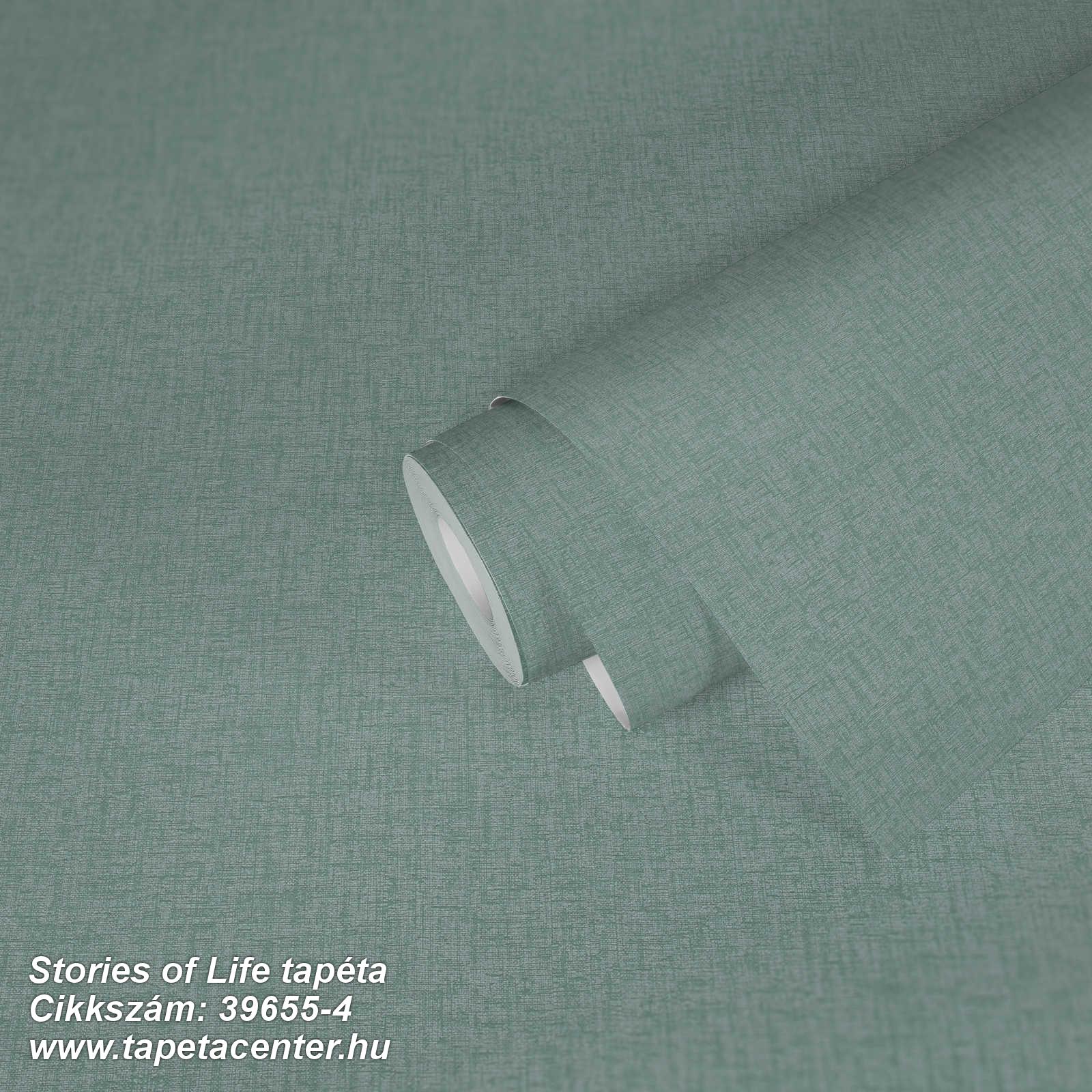 Egyszínű,textil hatású,zöld,illesztés mentes,lemosható,vlies tapéta 